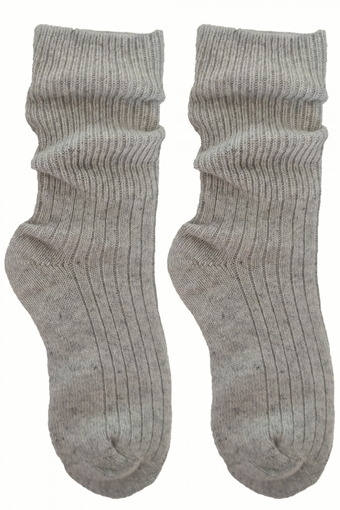 Носки теплые высокие шерстяные в рубчик Lambswool 8011  — Заказать онлайн с доставкой