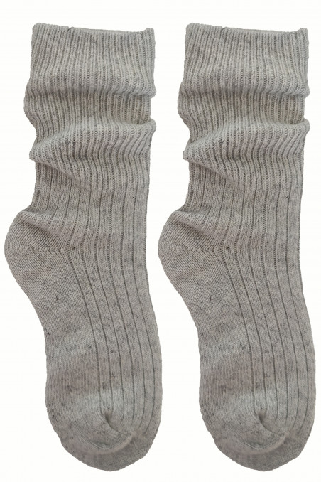 Носки теплые высокие шерстяные в рубчик Lambswool 8011  — Заказать онлайн с доставкой