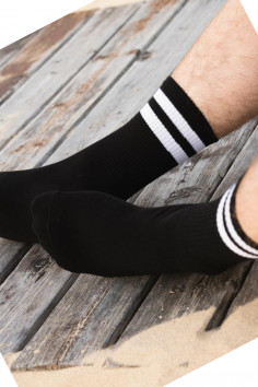 Шкарпетки високі спортивні з полосками Steven 057 Sport — Купити в Dorin.shop | Ціна, Фото