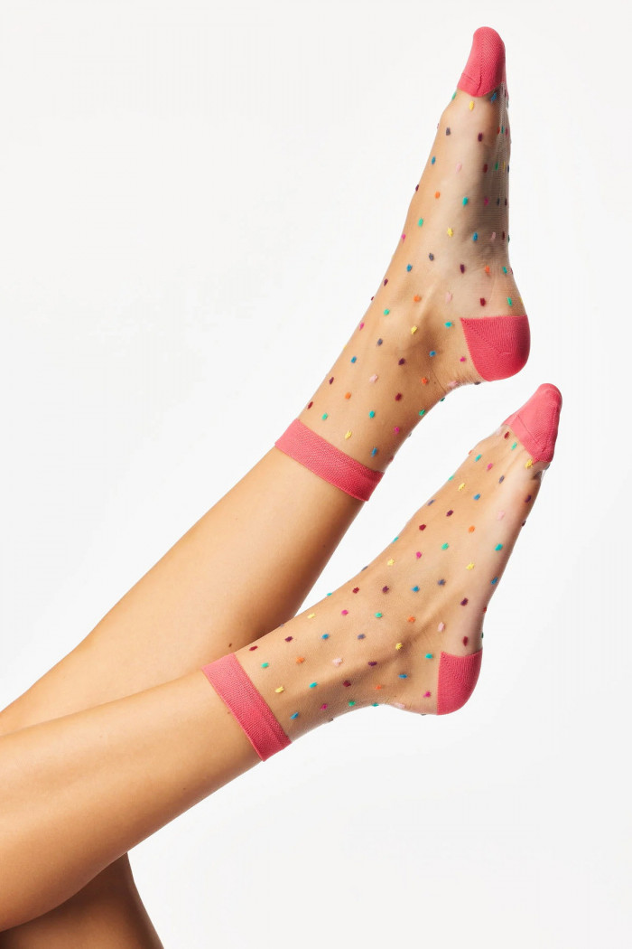 Носочки женские в цветной горошек Gabriella Gigi  — Заказать онлайн с доставкой