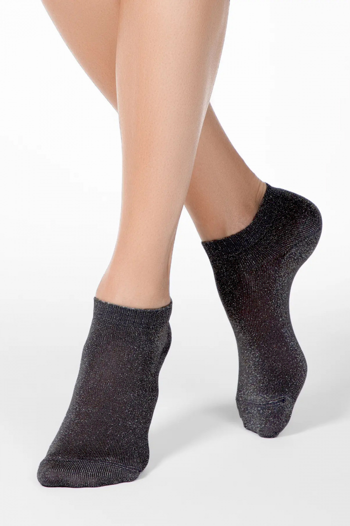 Шкарпетки бавовняні з люрексом EcoSocks Lurex Cotton • Dorin.shop