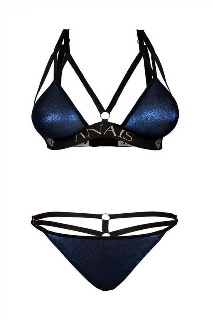 Комплект блестящий с декоративными ремешками Anais Harlo Blue Set One  — Заказать онлайн с доставкой