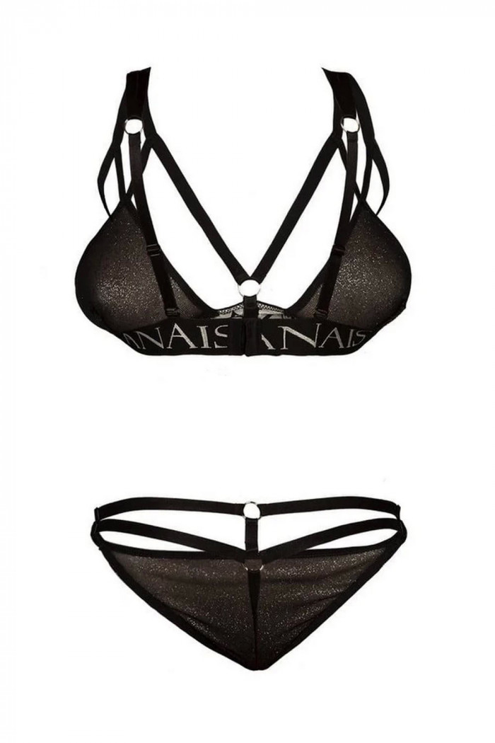 Комплект блестящий с декоративными ремешками Anais Harlo Blue Set One  — Заказать онлайн с доставкой