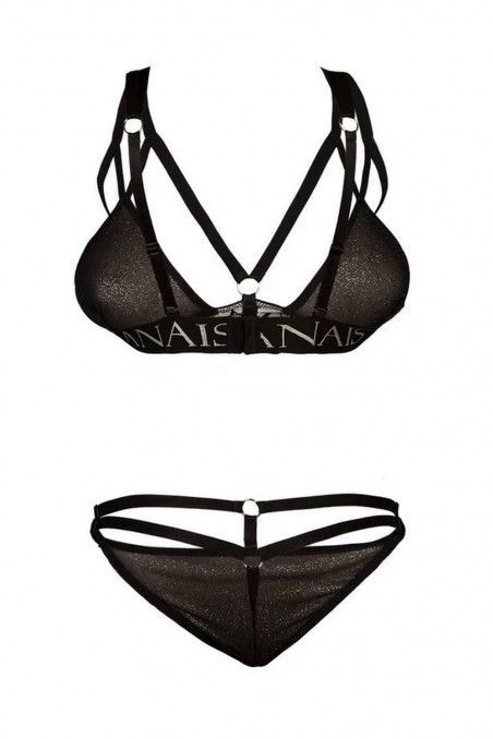 Комплект блестящий с декоративными ремешками Anais Harlo Blue Set One  — Заказать онлайн с доставкой