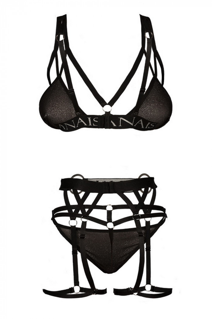 Комплект білизни з поясом Anais Harlo Blue Set Super — Купити в Dorin.shop | Ціна, Фото