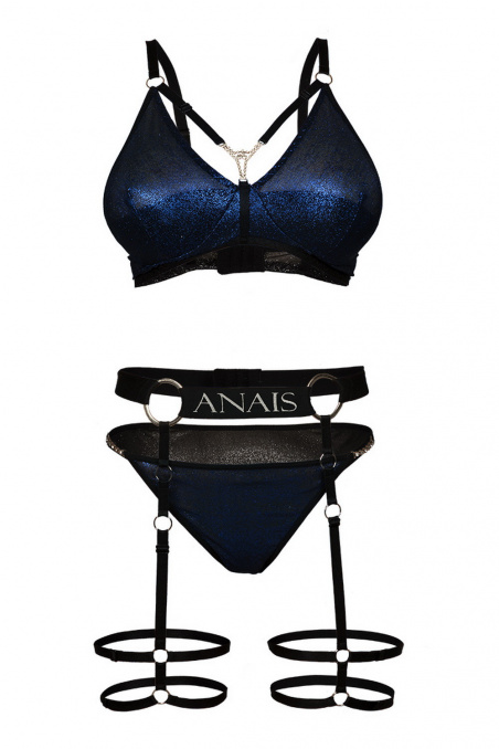 Комплект білизни з поясом Anais Harlo Blue Set Prime • Dorin.shop