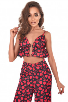 Комплект атласный домашний - топ с брюками Anais Morgan bra set  — Заказать онлайн с доставкой 2