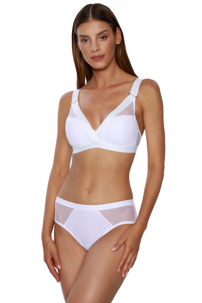 Бюстгальтер з м'якими чашками без кісточок Kinga Lara WB-748 Bianco — Купити в Dorin.shop | Ціна, Фото