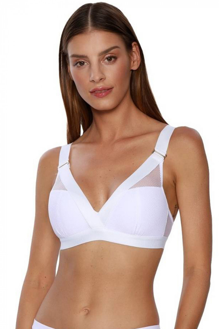 Бюстгальтер з м'якими чашками без кісточок Kinga Lara WB-748 Bianco — Купити в Dorin.shop | Ціна, Фото