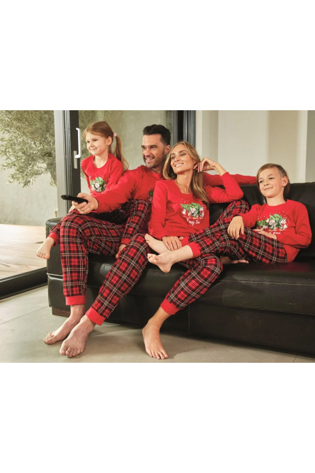 Піжама дитяча для дівчинки з новорічним принтом Cornette 592/159 Family Time — Купити в Dorin.shop | Ціна, Фото