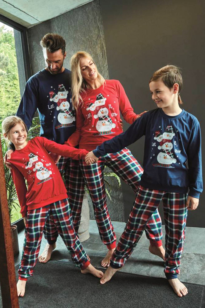 Мужской пижамный комплект с новогодним принтом Cornette 115/236 SNOWMAN  — Заказать онлайн с доставкой