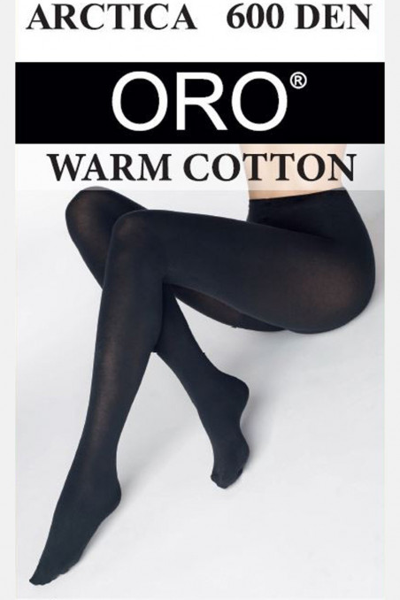 Колготки махровые хлопковые ORO Arctica Warm Cotton 600d  — Заказать онлайн с доставкой