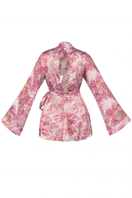 Халатик-пеньюар атласный короткий Anais Miyu short robe  — Заказать онлайн с доставкой