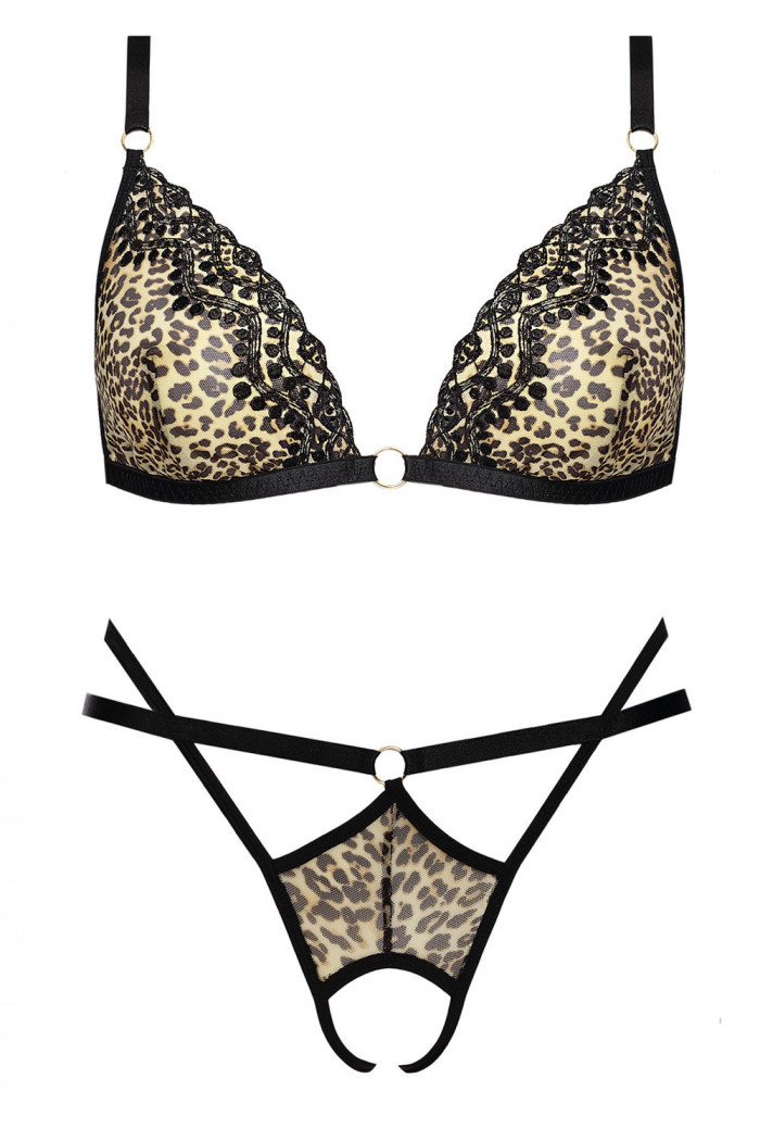 Комплект с открытыми трусиками Anais Paige  — Заказать онлайн с доставкой