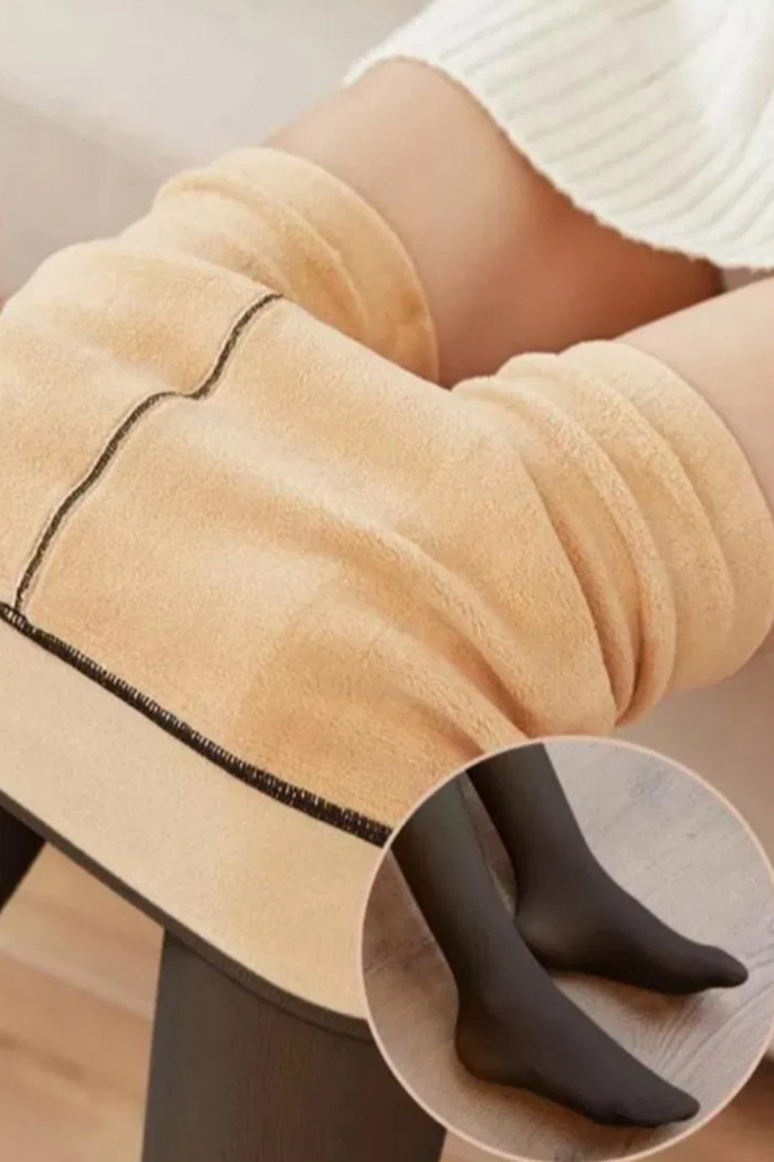 Колготки теплі з флісом ефект тюлю "Друга шкіра" Caimax Bony — Купити в Dorin.shop | Ціна, Фото