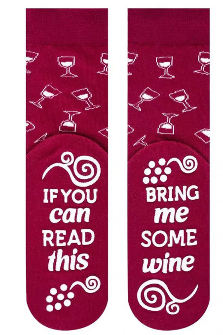 Носки в бутылке красного вина Soxo Red Wine  — Заказать онлайн с доставкой