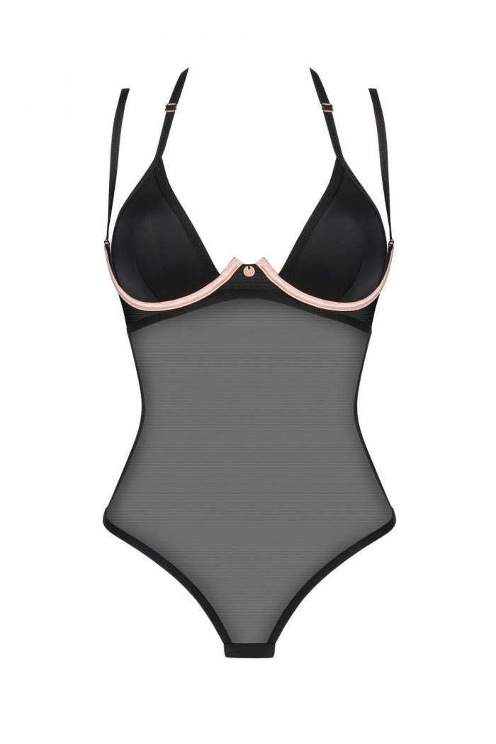 Боди полупрозрачное Obsessive Selinne  — Заказать онлайн с доставкой