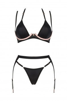 Комплект белья с поясом Obsessive Selinne set  — Заказать онлайн с доставкой 2