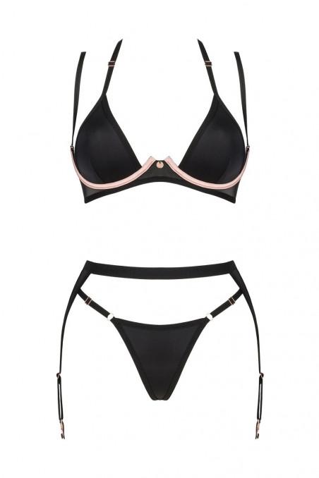 Комплект білизни з поясом Obsessive Selinne set — Купити в Dorin.shop | Ціна, Фото