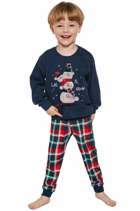 Піжама для хлопчика з новорічним принтом CORNETTE 966/154 SNOWMAN — Купити в Dorin.shop | Ціна, Фото