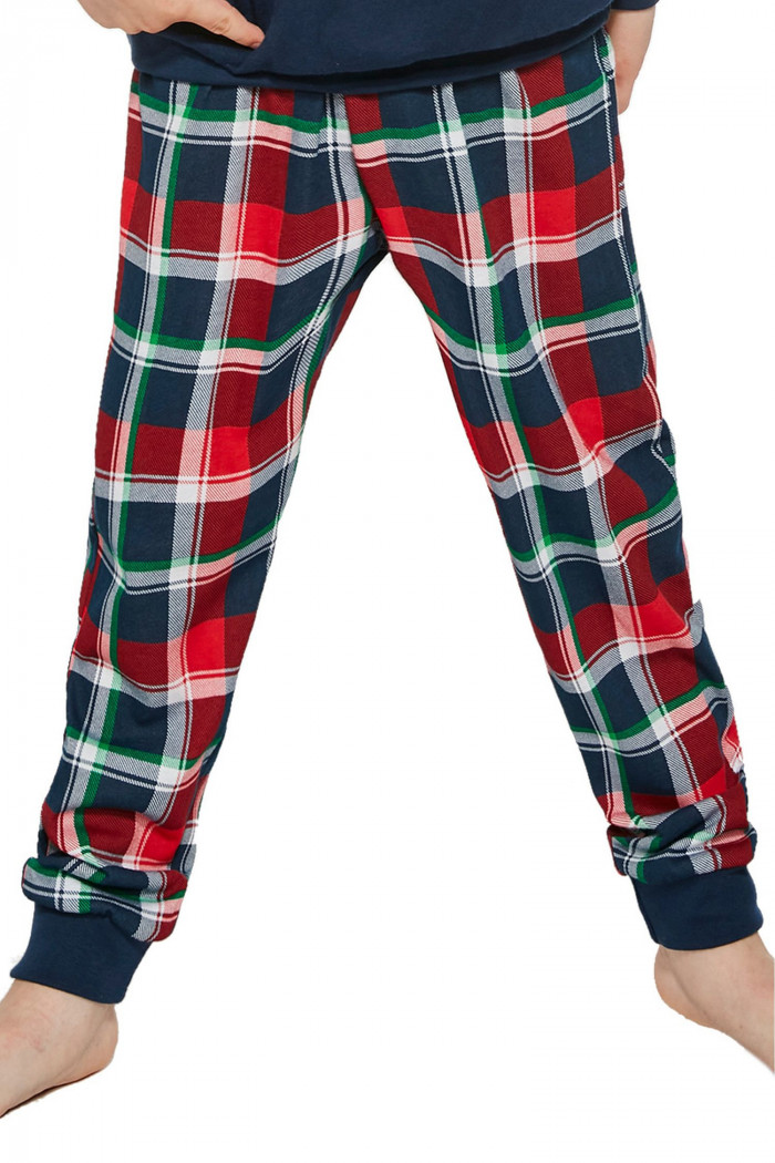 Пижама для мальчика с новогодним принтом CORNETTE 966/154 SNOWMAN  — Заказать онлайн с доставкой