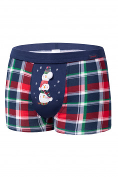 Труси-боксери чоловічі новорічні Cornette 007/71 SNOWMAN 3 — Купити в Dorin.shop | Ціна, Фото