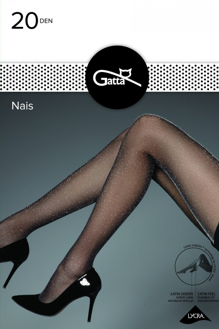 Колготки с люрексом Gatta Nais 20d  — Заказать онлайн с доставкой