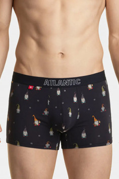 Труси-боксери з новорічним принтом Гноми Atlantic 2GMH-019 (2 шт) — Купити в Dorin.shop | Ціна, Фото 2