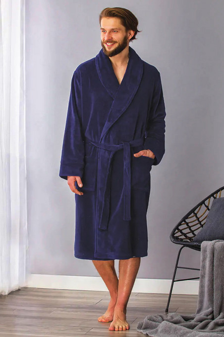 Халат мужской теплый Key MGL 191 B21  — Заказать онлайн с доставкой