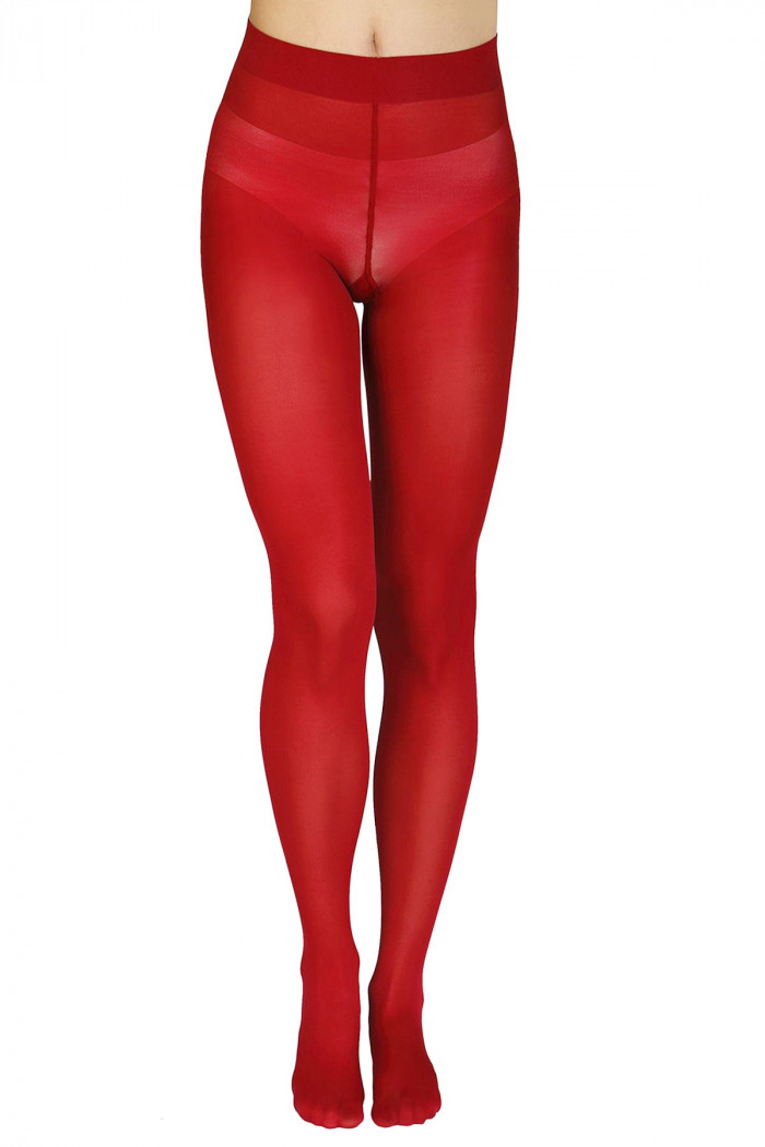 Колготки красные непрозрачные Annes ZARRA 40 den Rosso  — Заказать онлайн с доставкой