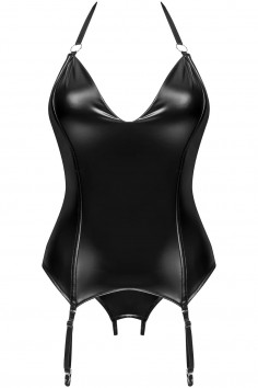Корсет латексний з відкритими трусиками Obsessive Viranes — Купити в Dorin.shop | Ціна, Фото 2