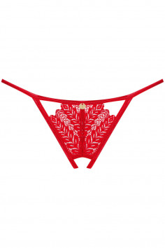 Трусики з інтимним вирізом Obsessive Ingridia otwarte — Купити в Dorin.shop | Ціна, Фото 2