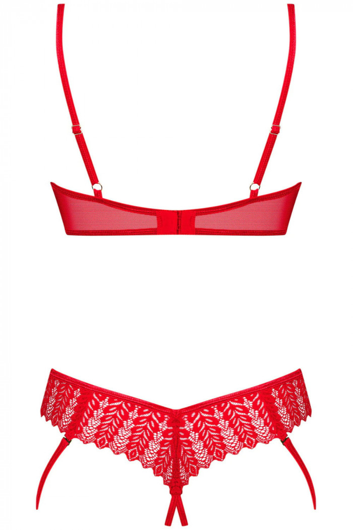 Комплект белья открытый Obsessive Ingridia set otwarty  — Заказать онлайн с доставкой