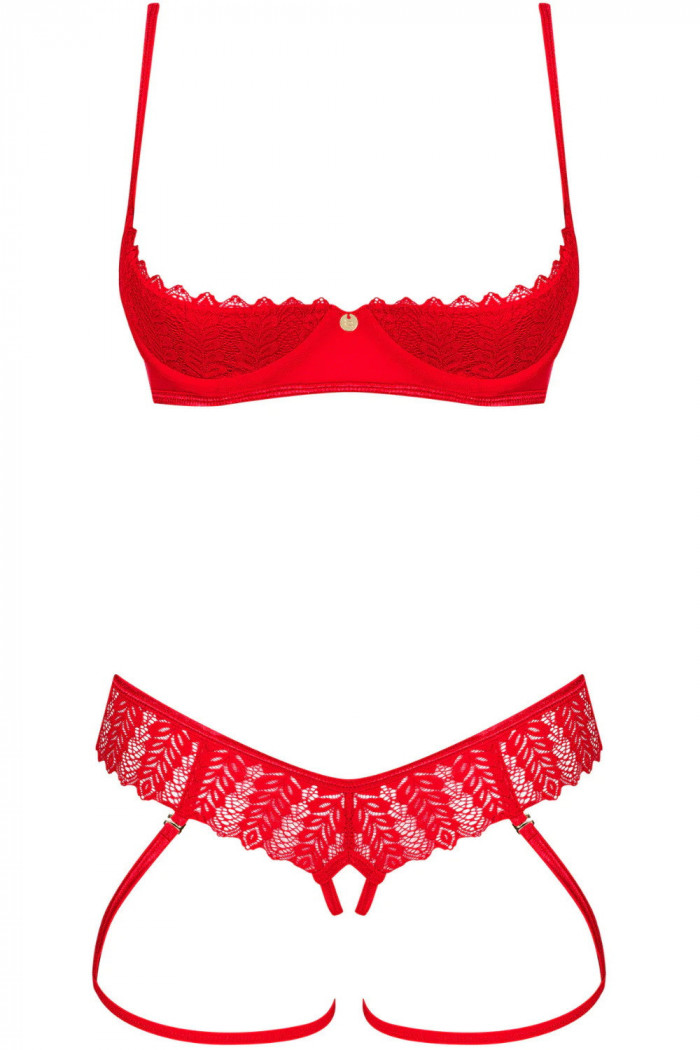 Комплект белья открытый Obsessive Ingridia set otwarty  — Заказать онлайн с доставкой