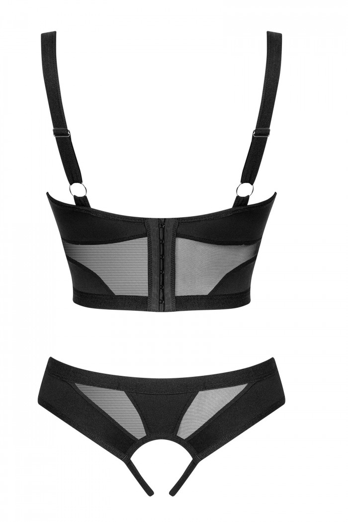 Комплект білизни відкритий Obsessive Chic Amoria set otwarty — Купити в Dorin.shop | Ціна, Фото