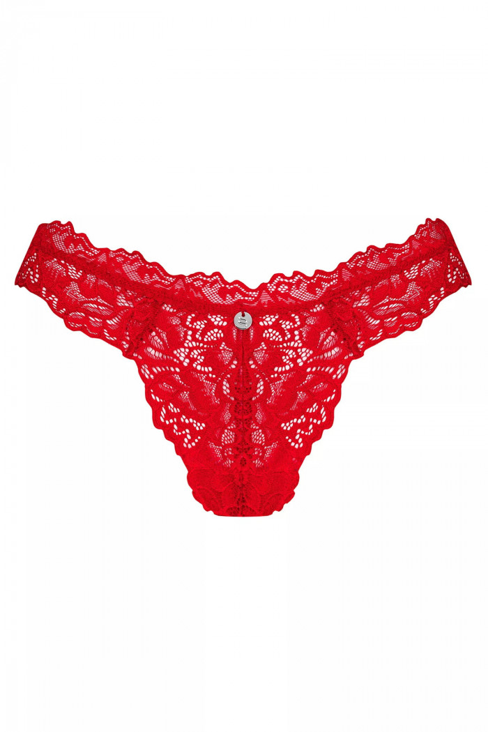 Трусики-стринг кружевные Obsessive Amor Cherris  — Заказать онлайн с доставкой