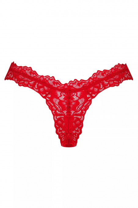 Трусики-стринг кружевные Obsessive Amor Cherris  — Заказать онлайн с доставкой