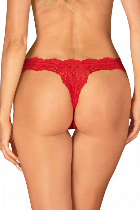 Трусики-стринг кружевные Obsessive Amor Cherris  — Заказать онлайн с доставкой