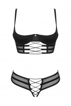 Комплект белья открытый Obsessive Roxelia set otwarty  — Заказать онлайн с доставкой 2