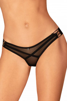 Трусики-стрінг напівпрозорі Obsessive Roxelia — Купити в Dorin.shop | Ціна, Фото