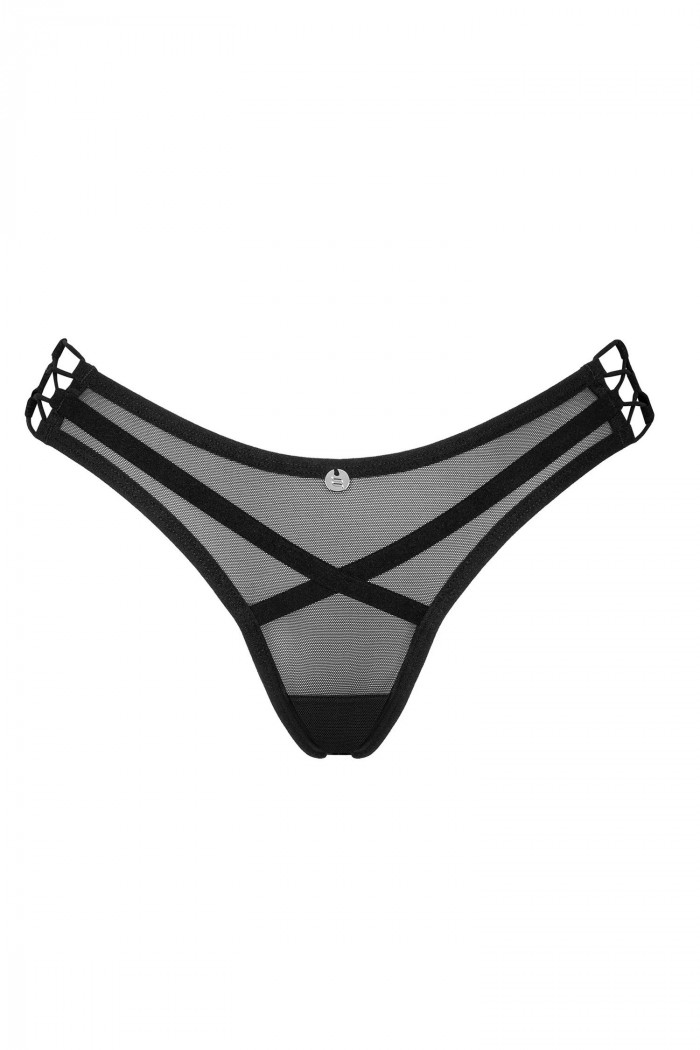 Трусики-стрінг напівпрозорі Obsessive Roxelia — Купити в Dorin.shop | Ціна, Фото