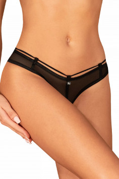 Трусики с интимным вырезом Obsessive Roxelia otwarte  — Заказать онлайн с доставкой 2