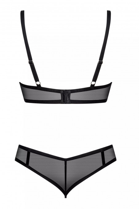 Комплект білизни прозорий Obsessive Glandez set — Купити в Dorin.shop | Ціна, Фото