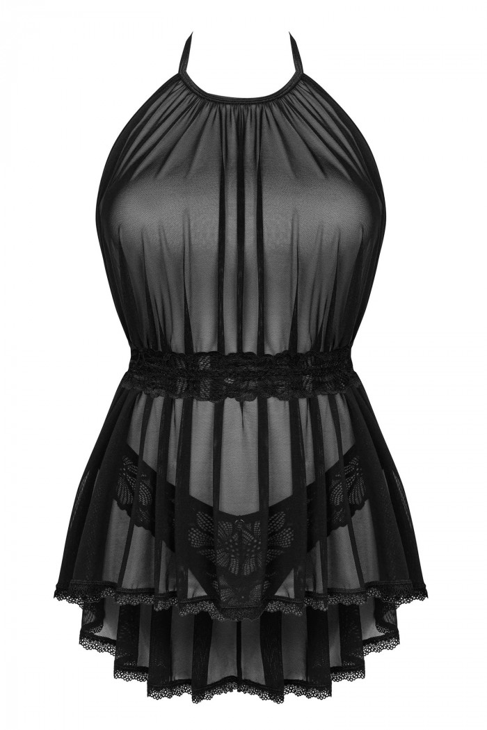 Сорочка-бебідол прозора з трусиками Obsessive Serafia babydoll — Купити в Dorin.shop | Ціна, Фото