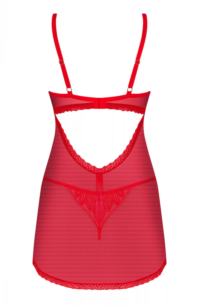 Комбінація прозора з трусиками Obsessive Chilisa babydoll — Купити в Dorin.shop | Ціна, Фото