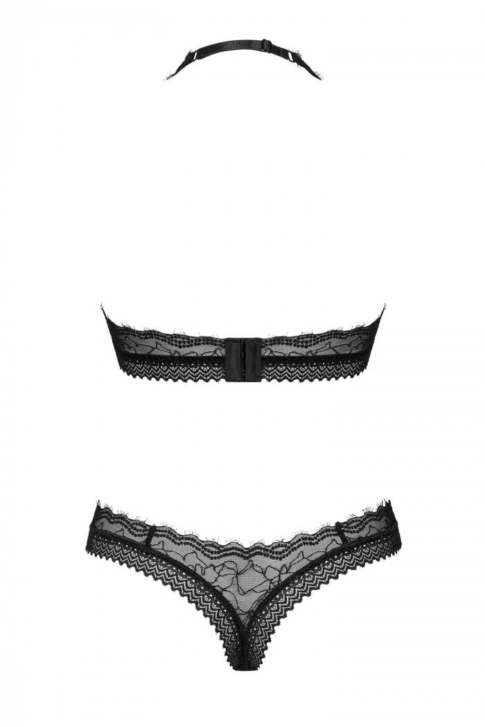 Комплект белья кружевной Obsessive Medilla set  — Заказать онлайн с доставкой
