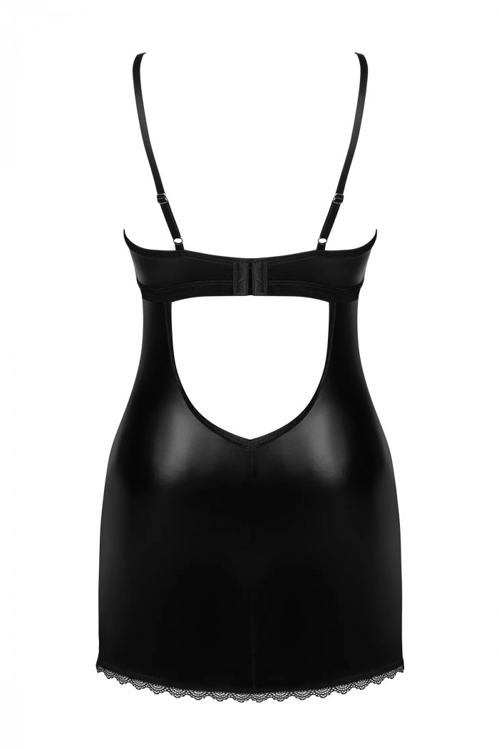 Платье латексное под кожу Obsessive Norides chemise  — Заказать онлайн с доставкой