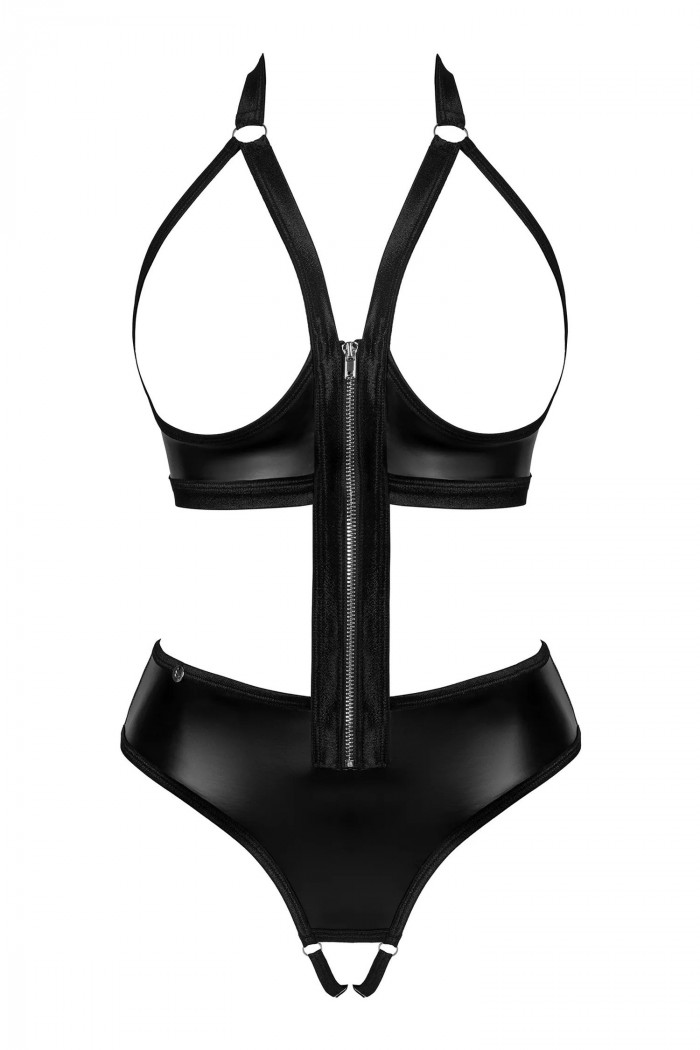 Боди латексное под кожу с открытой грудью Obsessive Norides otwarte  — Заказать онлайн с доставкой