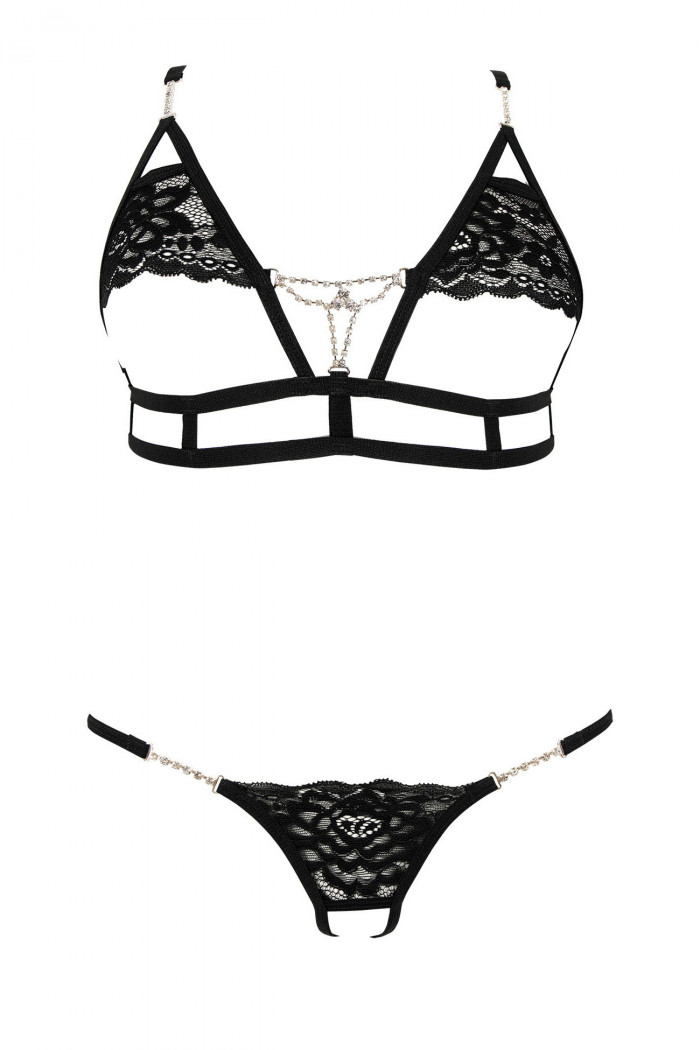 Комплект белья открытый с вырезами Anais Kyane  — Заказать онлайн с доставкой