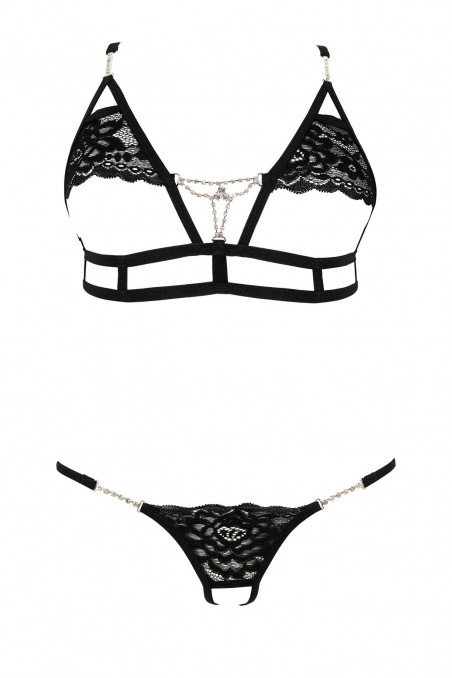 Комплект белья открытый с вырезами Anais Kyane  — Заказать онлайн с доставкой